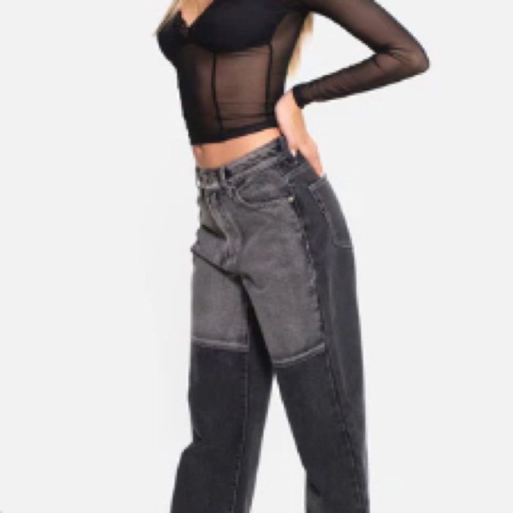 Black wash adika jeans XL brand new